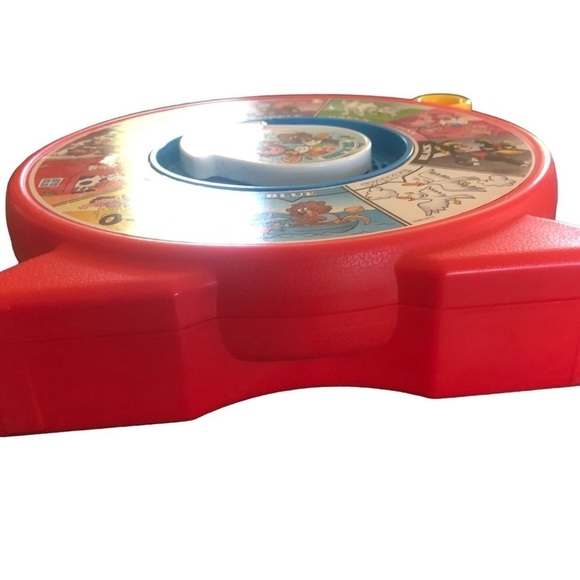 VTG Mattel 1989/92 See ‘N Say Color Pals TedPull Down Handle Red Carrying Handle - Picture 4 of 5